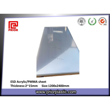 8X1220X2440mm Acrylglasscheibe für ESD-sichere Abdeckung